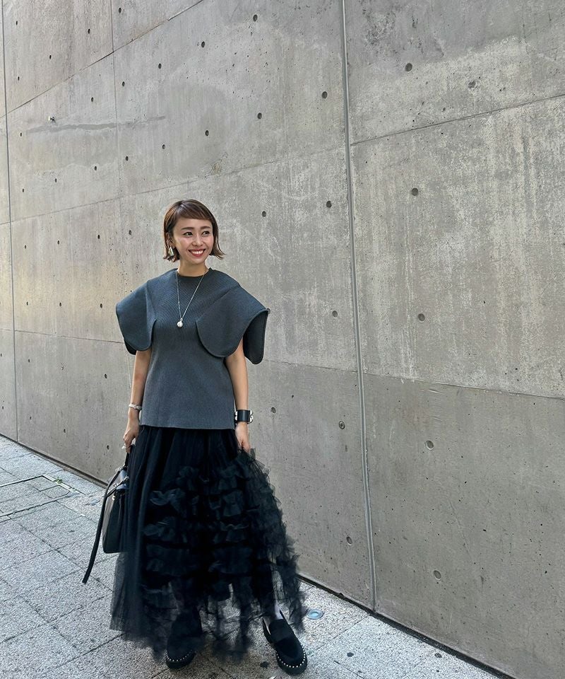 Re.Verofonna　ヴェロフォンナ　ヤマダヤ新品　ツイードバルーンスカート Re.Verofonna(ヴェロフォンナ)公式通販｜◇アキロンコラボチュール